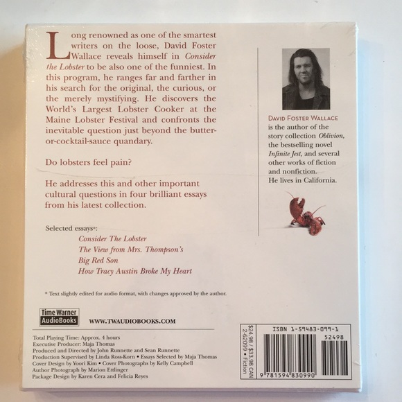 CONSIDER THE LOBSTER Audiobook - Picture 4 of 7